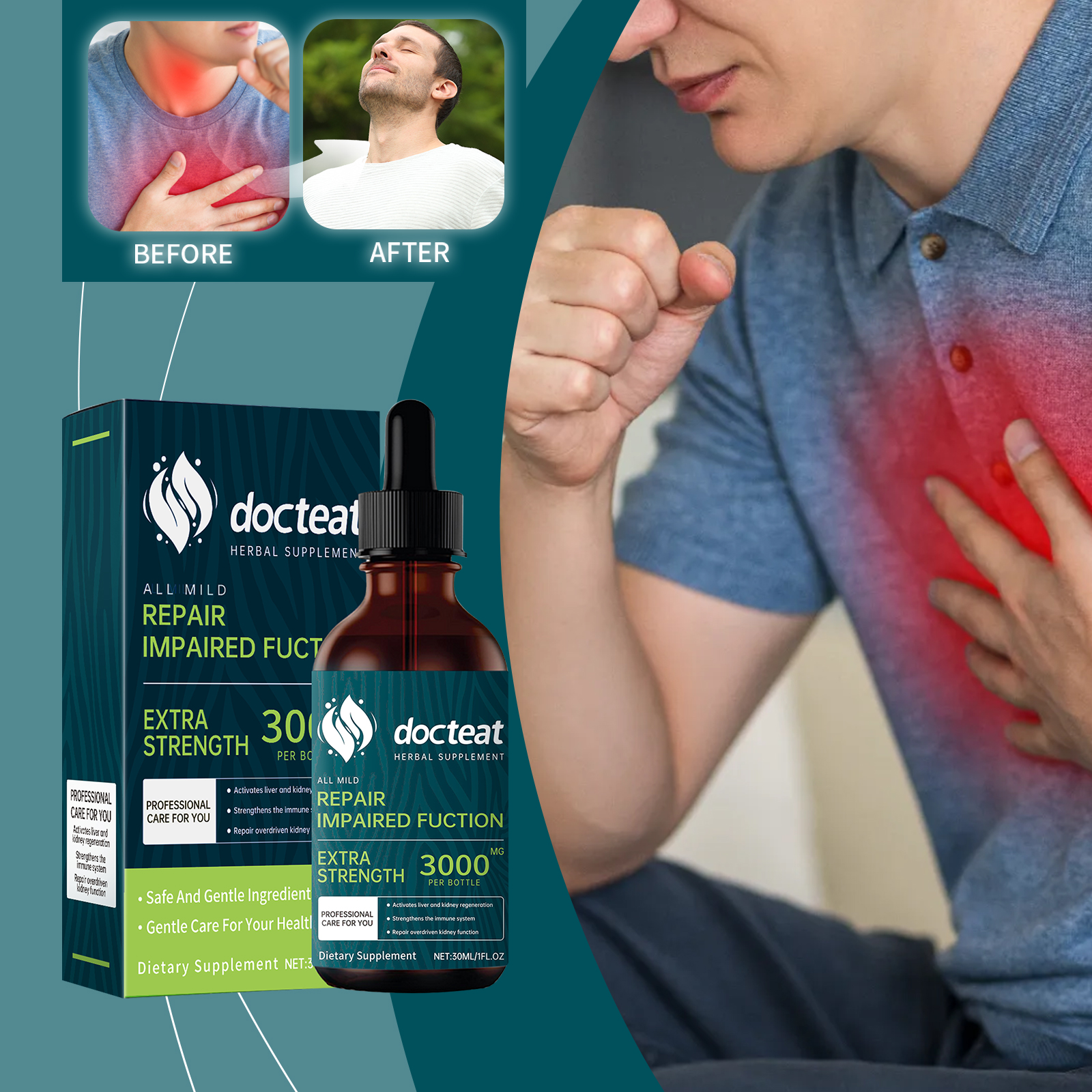Herbal Dietary Supplement Drop - огляд і ціна Herbal Wellness Drops