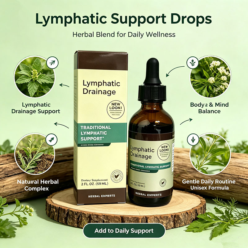 Nepal Extract Lymphatic Draina - огляд і ціна Herbal Wellness Drops
